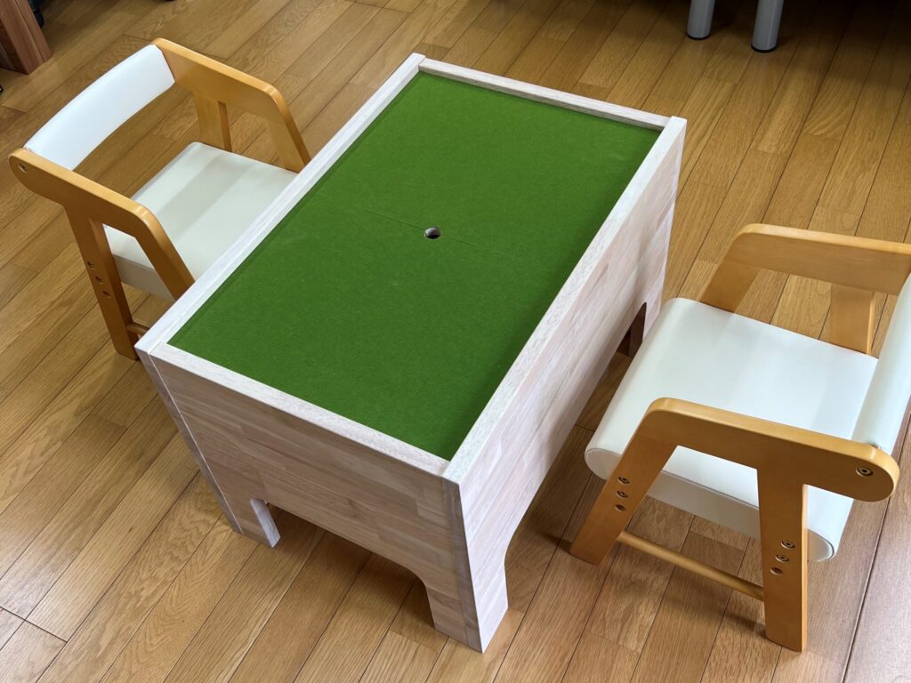収納付 積み木テーブル-造作家具・OEM製作センター