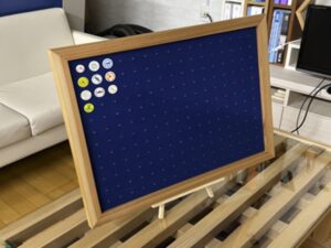 こちらは、「ゴルフマーカーのコレクションボード」の製作事例です。